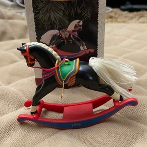 Hallmark Keepsake Rocking Horse ornament 1996